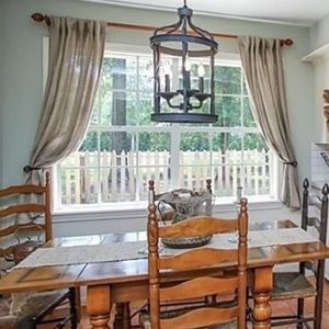 West Elm linen window panels . (2) 48in x 63in